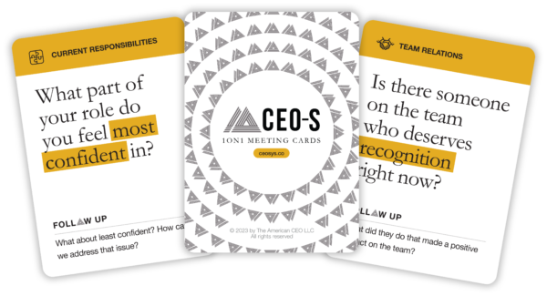 1on1 Meeting Cards